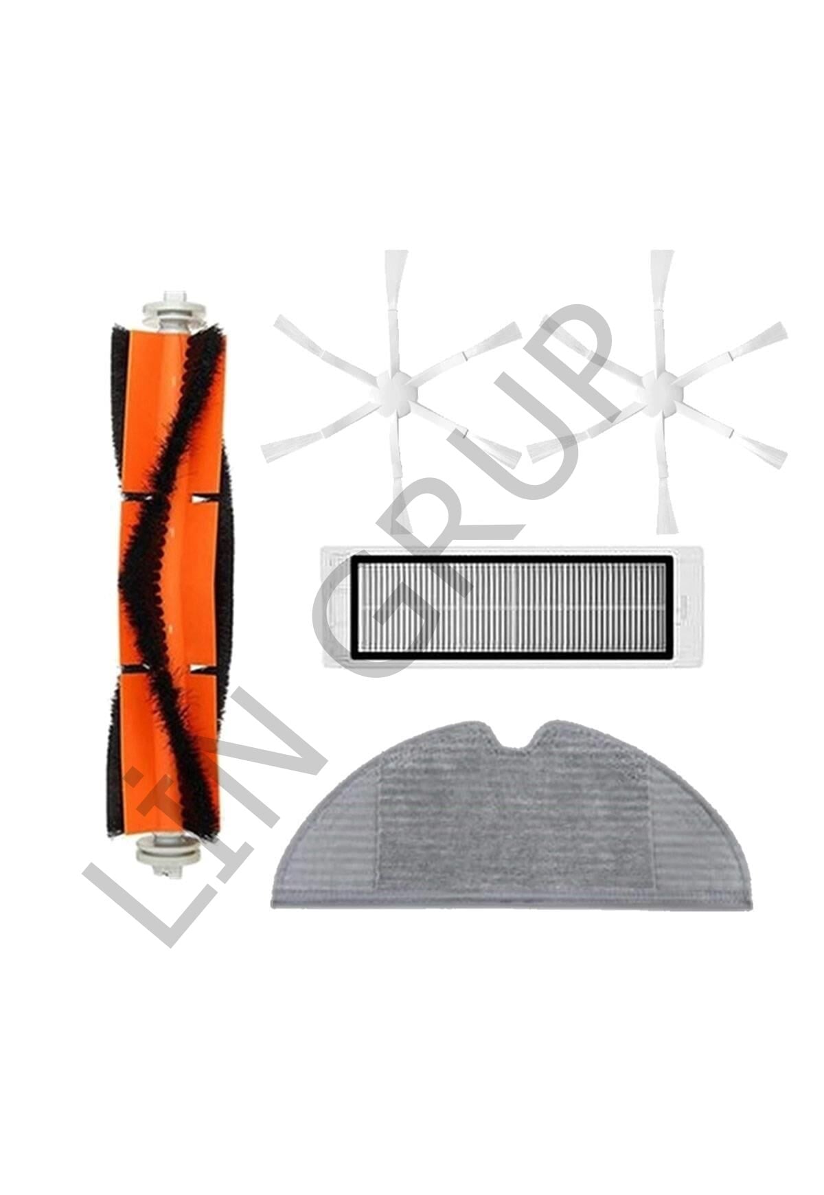 Xiaomi Vacuum Mop 2 (STYTJ03ZHM) Robot Süpürge Uyumlu 5'li Yedek Parça Seti