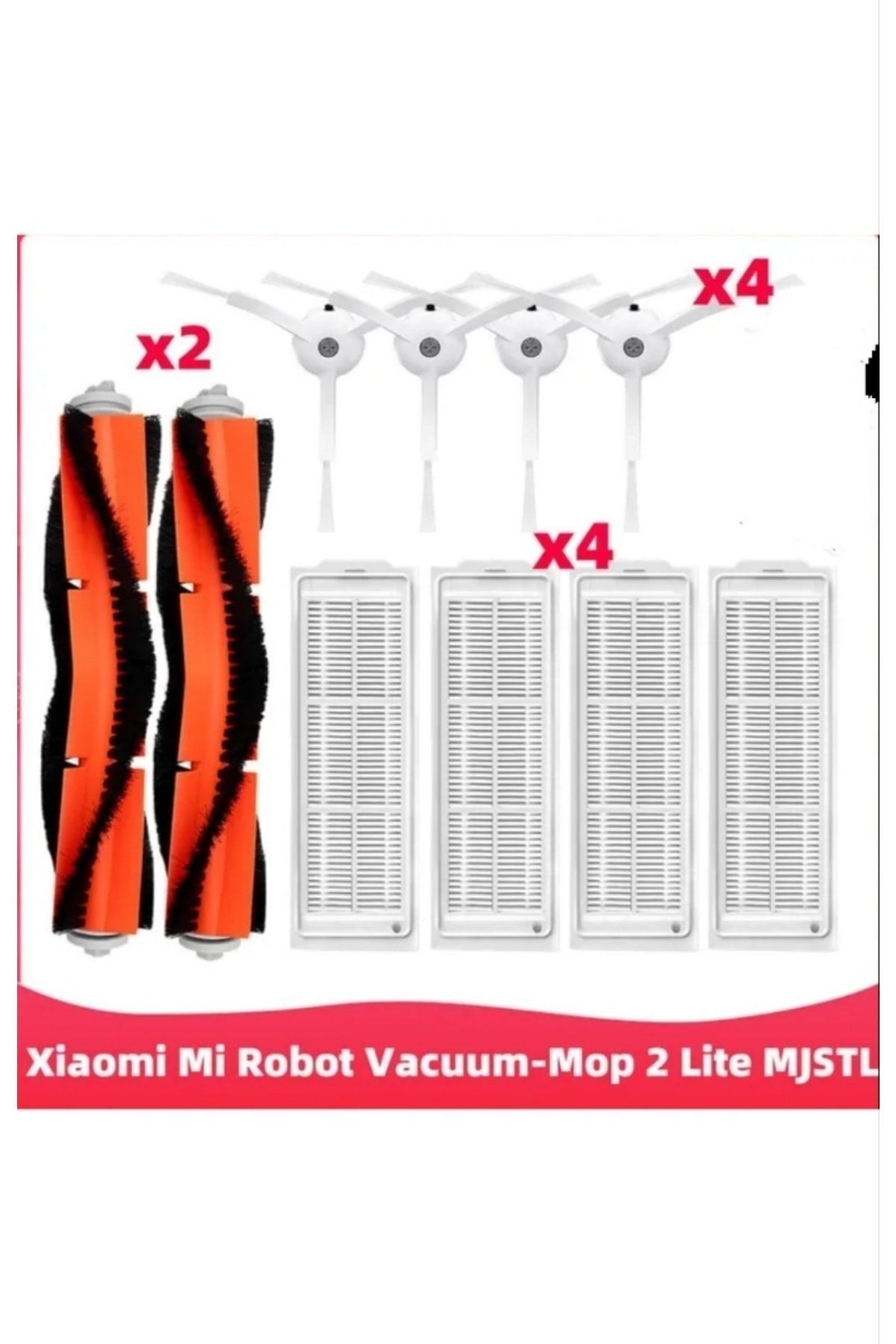 Xiaomi Mi Robot Vacuum Mop 2 Lite Mjstl Uyumlu Filtre Fırça Seti