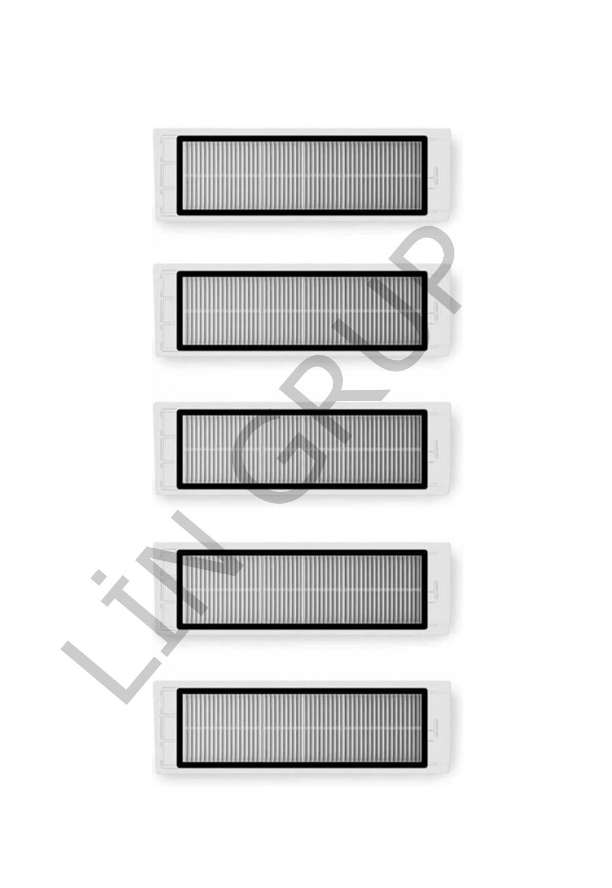 Roborock S6 Pure Robot Süpürge Uyumlu 5'li Hepa Filtre - Yedek Parça Seti