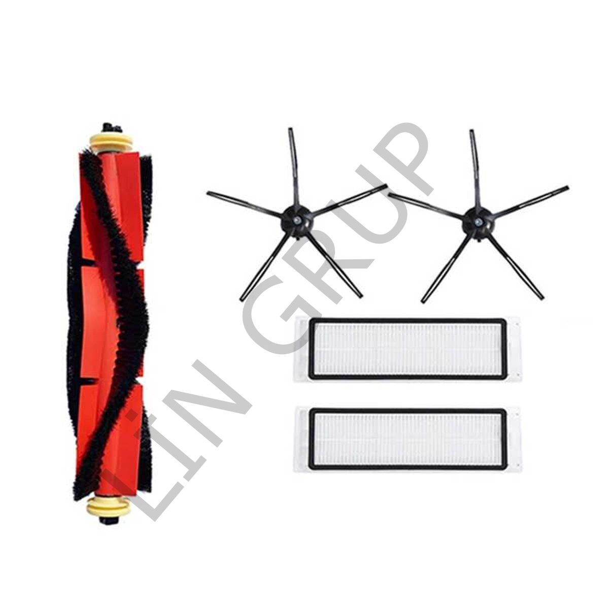 Roborock S6 Pure Robot Süpürge Uyumlu 5'li Yedek Parça Seti