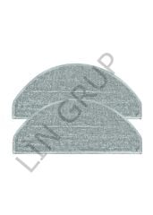 Xiaomi S20 Robot Süpürge Uyumlu 2'li Mop Bezi-Yedek Parça