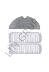 Xiaomi Vacuum Mop 2 Pro (MJST1SHW) Robot Süpürge Uyumlu 3'lü Yedek Parça Seti