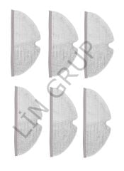 Roborock S6 Pure Robot Süpürge Uyumlu 6'lı Mop Bezi