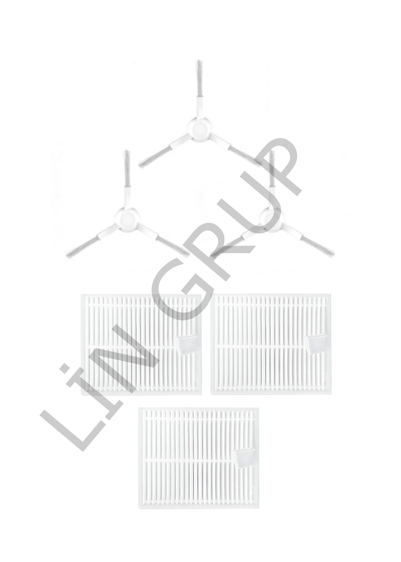 Xiaomi S20 Robot Süpürge Uyumlu 6'lı Yedek Parça Seti