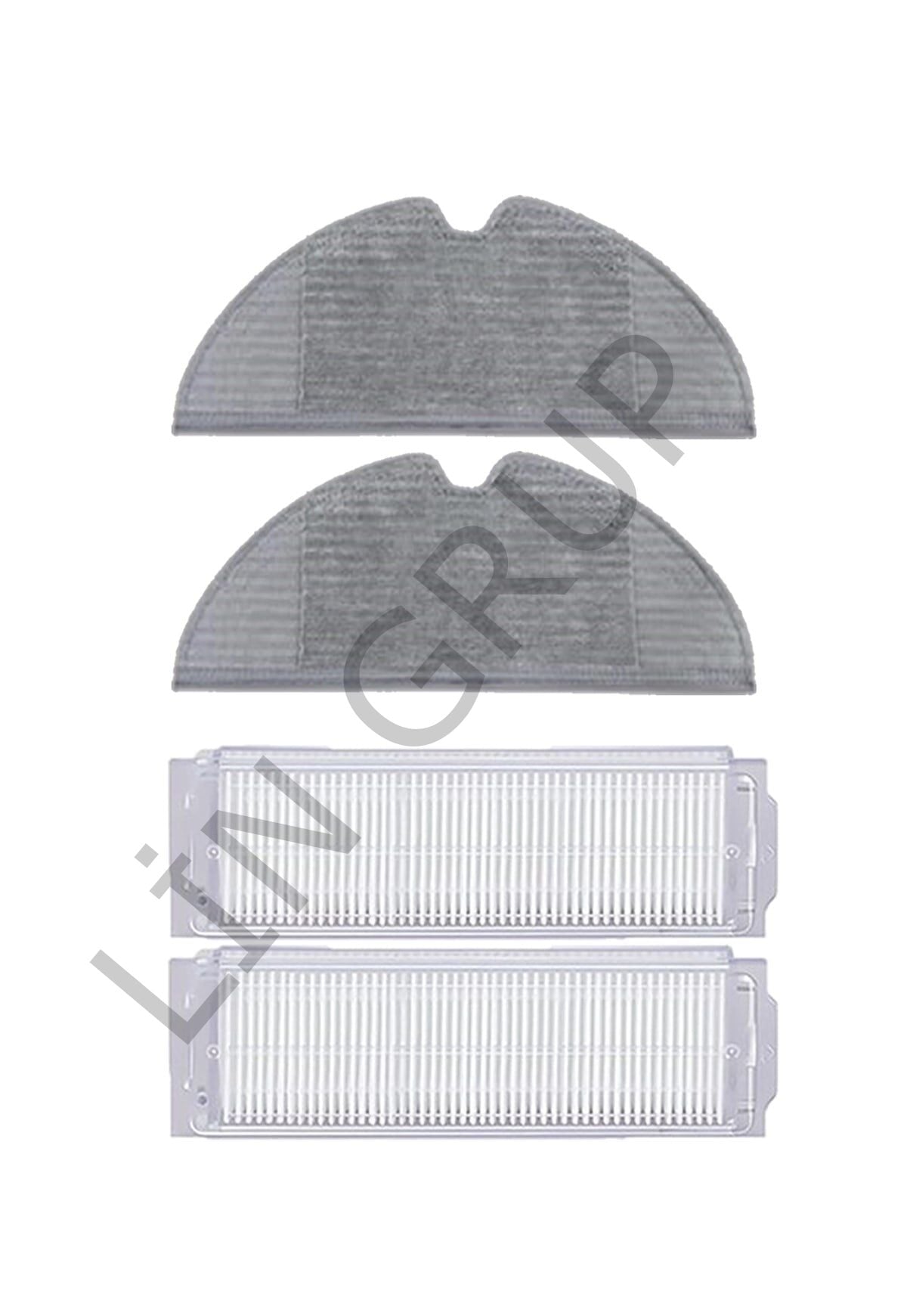 Xiaomi Vacuum Mop 2 Pro (MJST1SHW) Robot Süpürge Uyumlu 4'lü Yedek Parça Seti