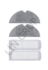 Xiaomi Vacuum Mop 2 Pro (MJST1SHW) Robot Süpürge Uyumlu 4'lü Yedek Parça Seti