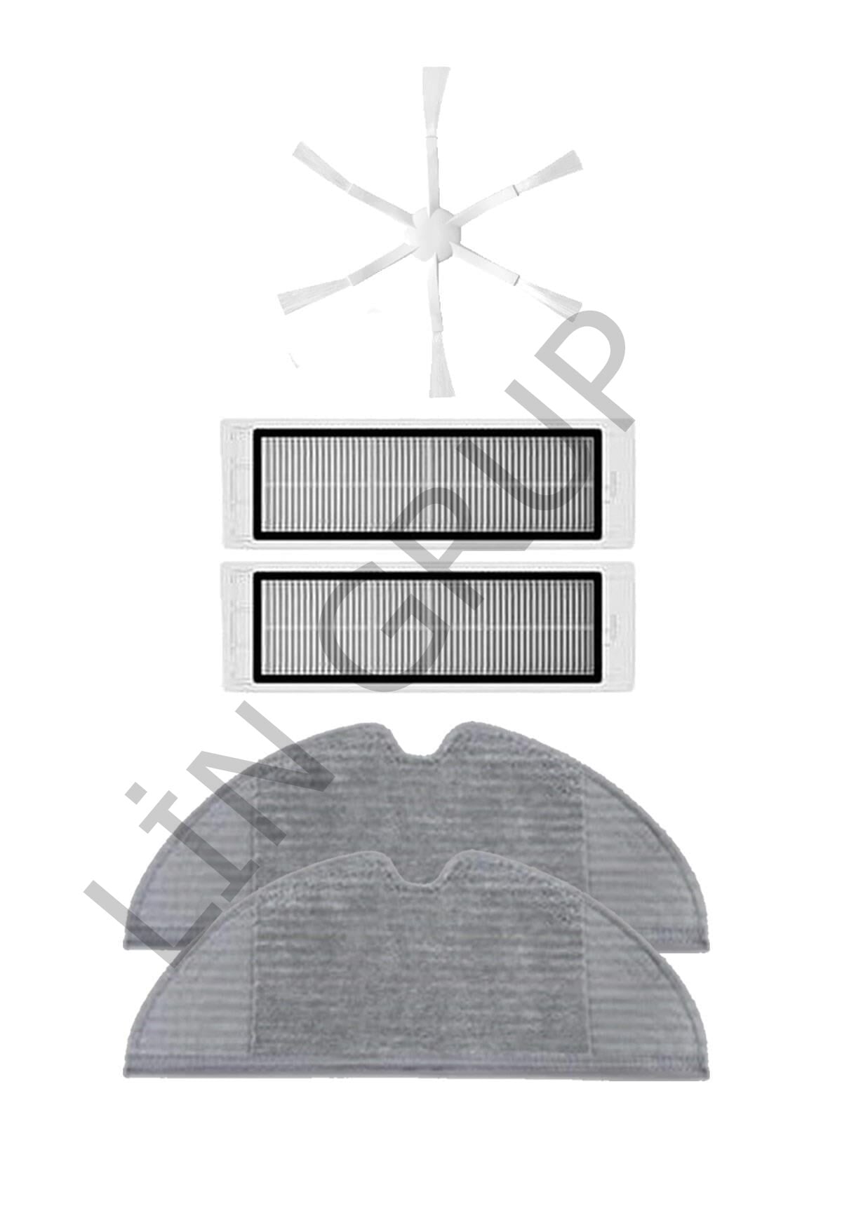 Xiaomi Vacuum Mop 2 (STYTJ03ZHM) Robot Süpürge Uyumlu 5'li Yedek Parça Seti