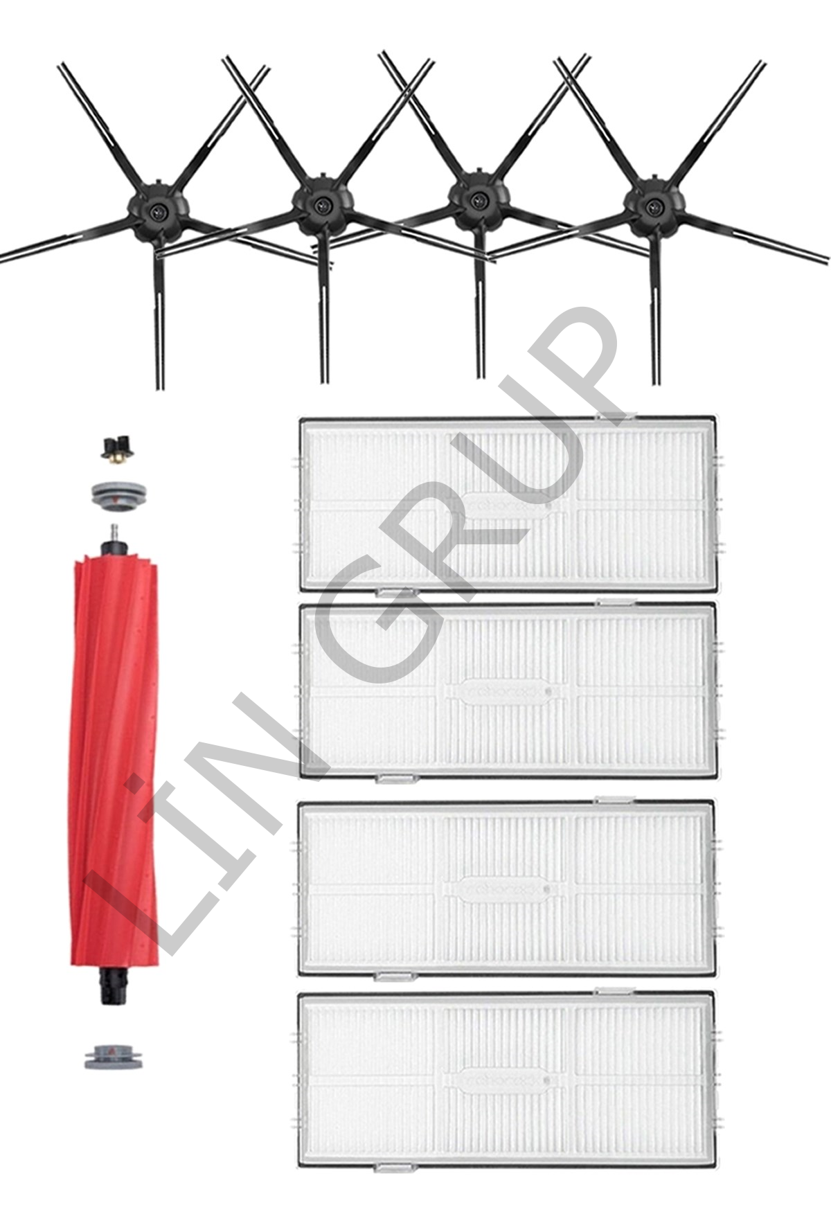 Roborock G10 Robot Süpürge Uyumlu 9'lu Yedek Parça Seti