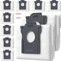 Dreame Bot L10S + Plus uyumlu Toz / çöp Torbası 10 adet