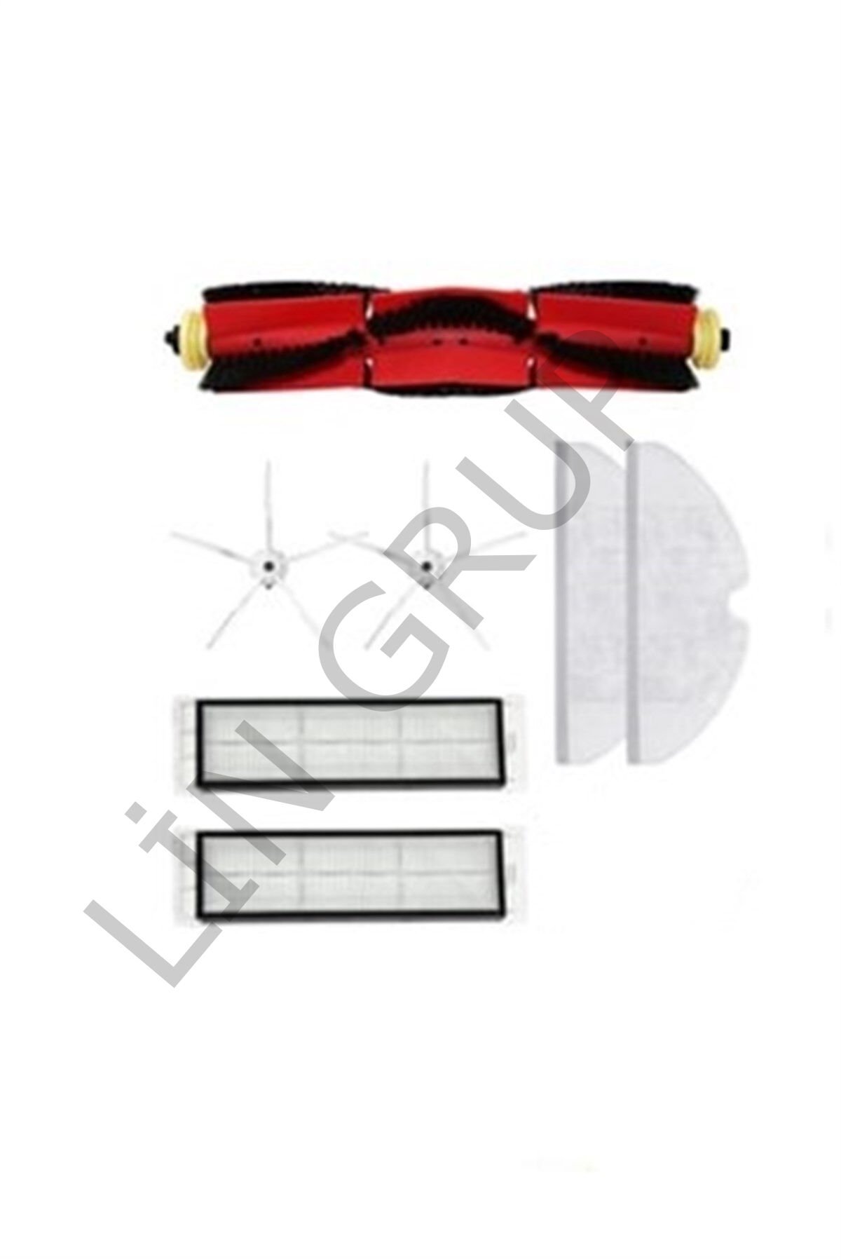 Roborock S6 Pure Robot Süpürge Uyumlu 7'li Yedek Parça Seti