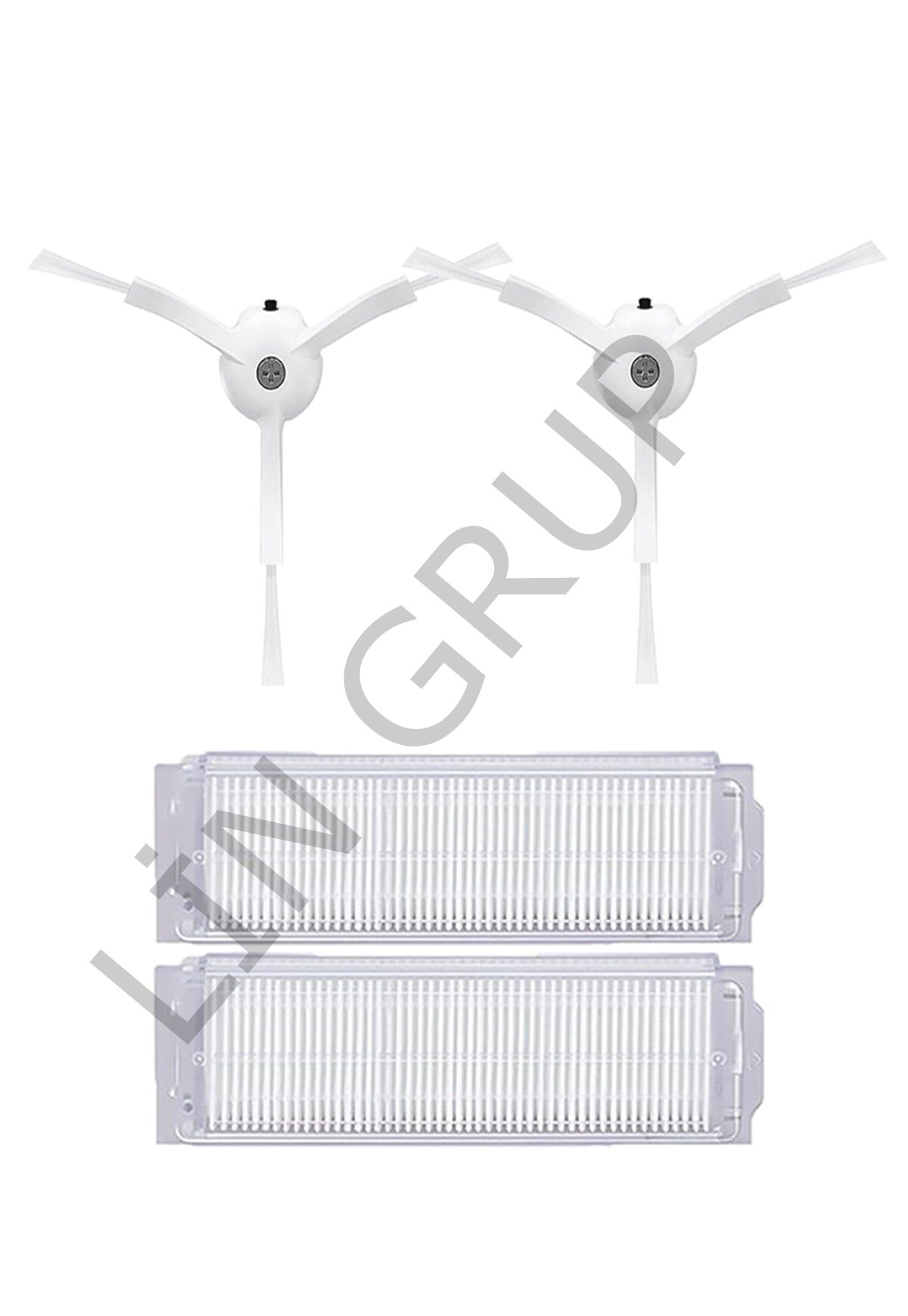 Xiaomi Vacuum Mop 2 Pro (MJST1SHW) Robot Süpürge Uyumlu 4'lü Yedek Parça Seti