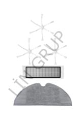 Xiaomi Vacuum Mop 2 (STYTJ03ZHM) Robot Süpürge Uyumlu 5'li Yedek Parça Seti