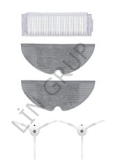 Xiaomi Vacuum Mop 2 Pro (MJST1SHW) Robot Süpürge Uyumlu 5'li Yedek Parça Seti