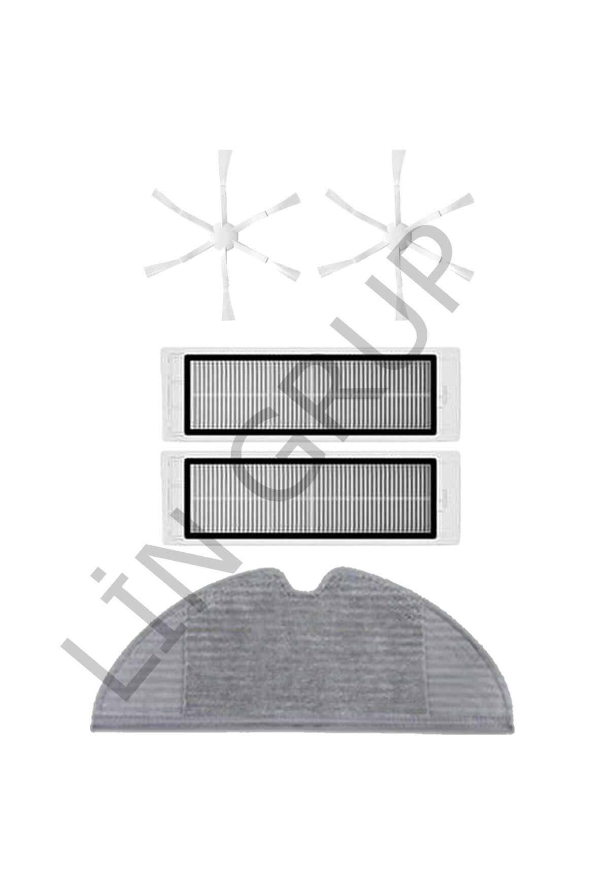 Xiaomi Vacuum Mop 2 (STYTJ03ZHM) Robot Süpürge Uyumlu 5'li Yedek Parça Seti