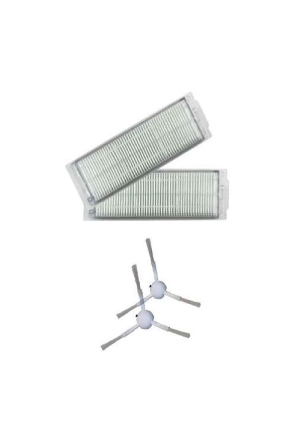 Vacuum Mop Pro Seti: 2 Adet Hepa Filtre - 2 Adet Yan Fırça