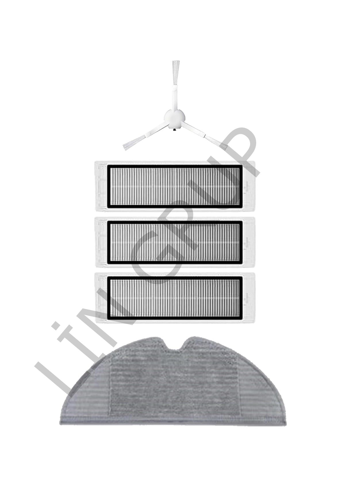 Xiaomi Vacuum Mop 2 (STYTJ03ZHM) Robot Süpürge Uyumlu 5'li Yedek Parça Seti