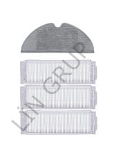 Xiaomi Vacuum Mop 2 Pro (MJST1SHW) Robot Süpürge Uyumlu 4'lü Yedek Parça Seti