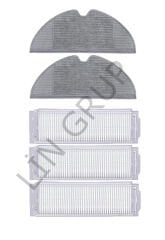 Xiaomi Vacuum Mop 2 Pro (MJST1SHW) Robot Süpürge Uyumlu 5'li Yedek Parça Seti