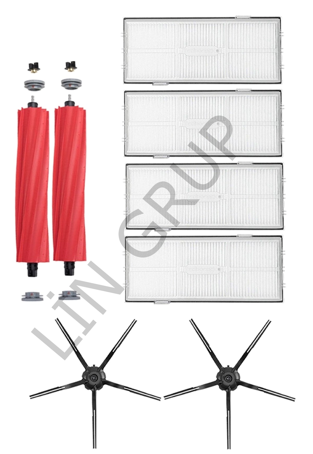 Roborock G10 Robot Süpürge Uyumlu 8'li Yedek Parça Seti