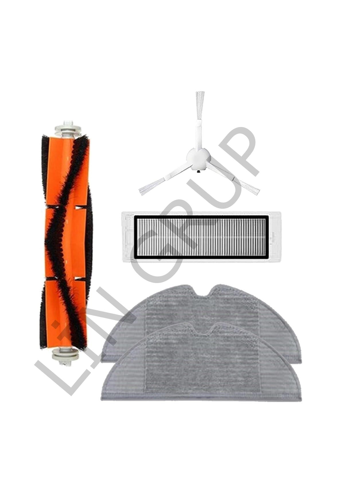 Xiaomi Vacuum Mop 2 (STYTJ03ZHM) Robot Süpürge Uyumlu 5'li Yedek Parça Seti