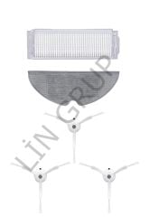 Xiaomi Vacuum Mop 2 Pro (MJST1SHW) Robot Süpürge Uyumlu 5'li Yedek Parça Seti