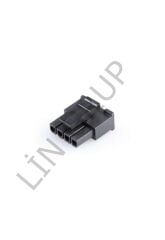 Micro-Fit 3.0 Dişi Konnektör Yuvası - Tek Sıra, 4 Devreli - Siyah