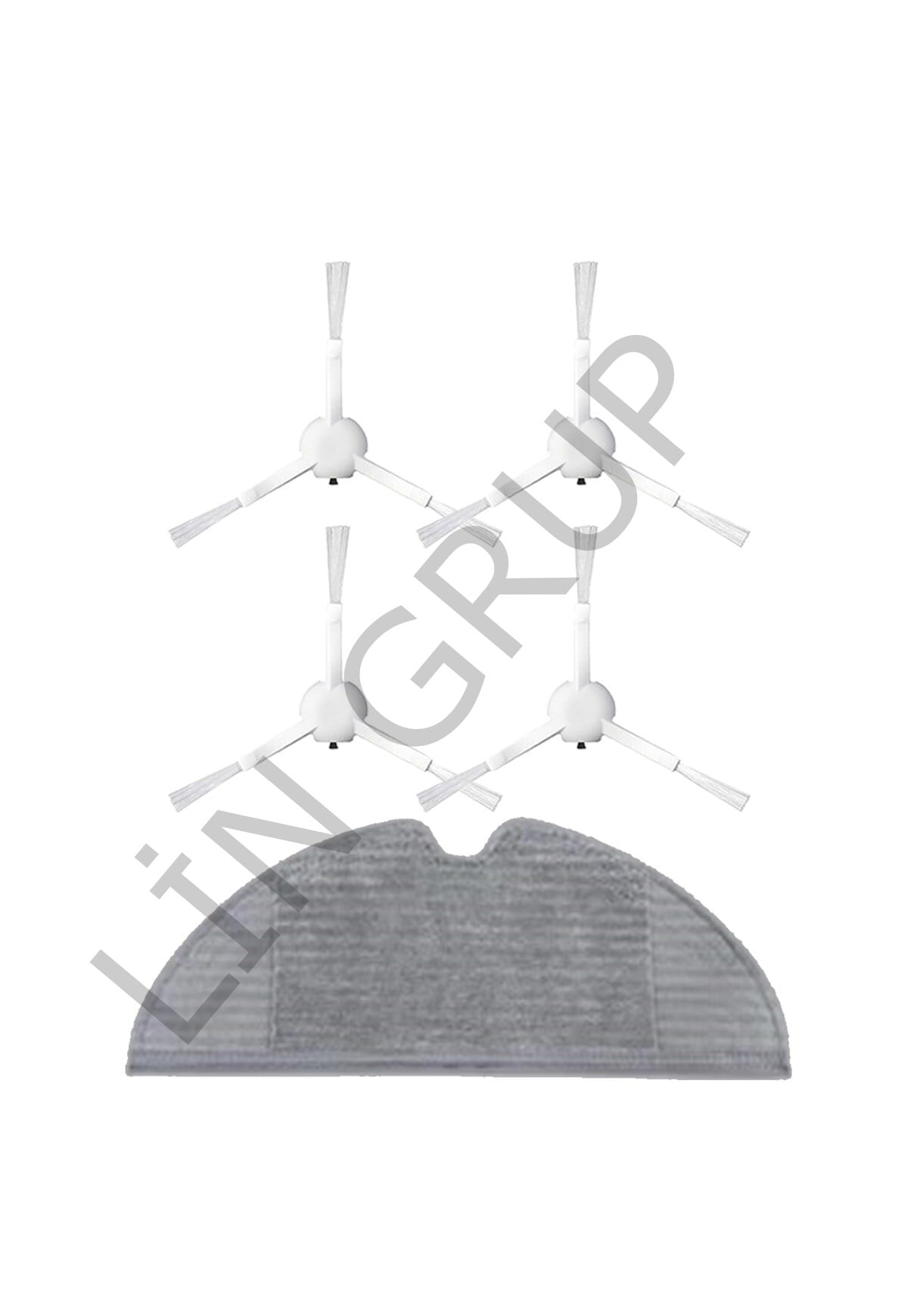 Xiaomi Vacuum Mop 1C (STYTJ01ZHM) Robot Süpürge Uyumlu 5'li Yedek Parça Seti