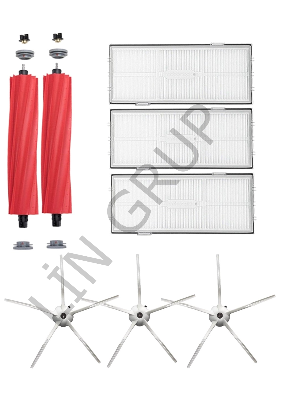 Roborock S7 Pro Ultra Robot Süpürge Uyumlu 8'li Yedek Parça Seti