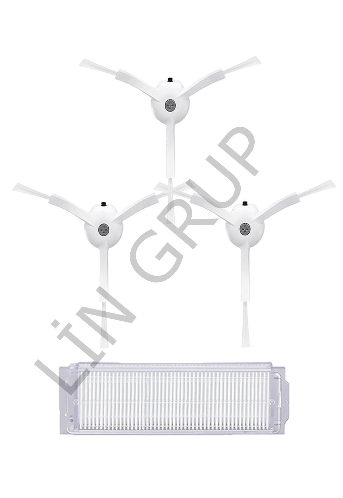 Xiaomi Vacuum Mop 2 Pro (MJST1SHW) Robot Süpürge Uyumlu 4'lü Yedek Parça Seti