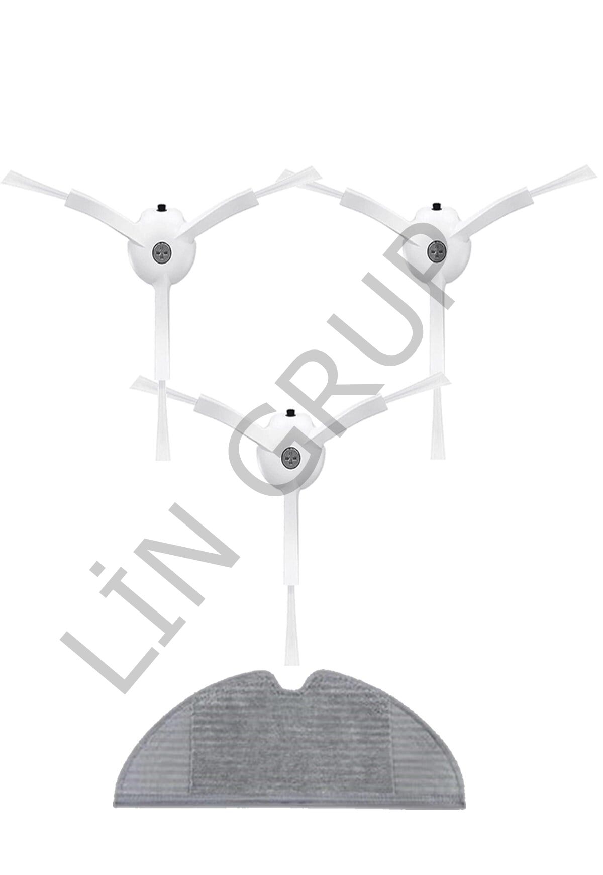 Xiaomi Vacuum Mop 2 Pro (MJST1SHW) Robot Süpürge Uyumlu 4'lü Yedek Parça Seti