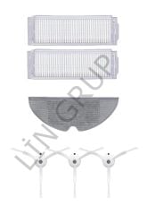 Xiaomi Vacuum Mop 2 Pro (MJST1SHW) Robot Süpürge Uyumlu 6'lı Yedek Parça Seti