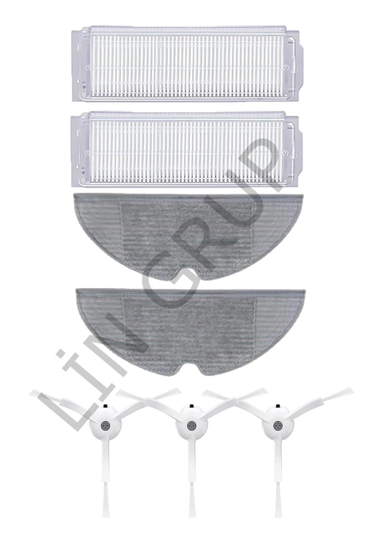 Xiaomi Vacuum Mop 2 Pro (MJST1SHW) Robot Süpürge Uyumlu 7'li Yedek Parça Seti