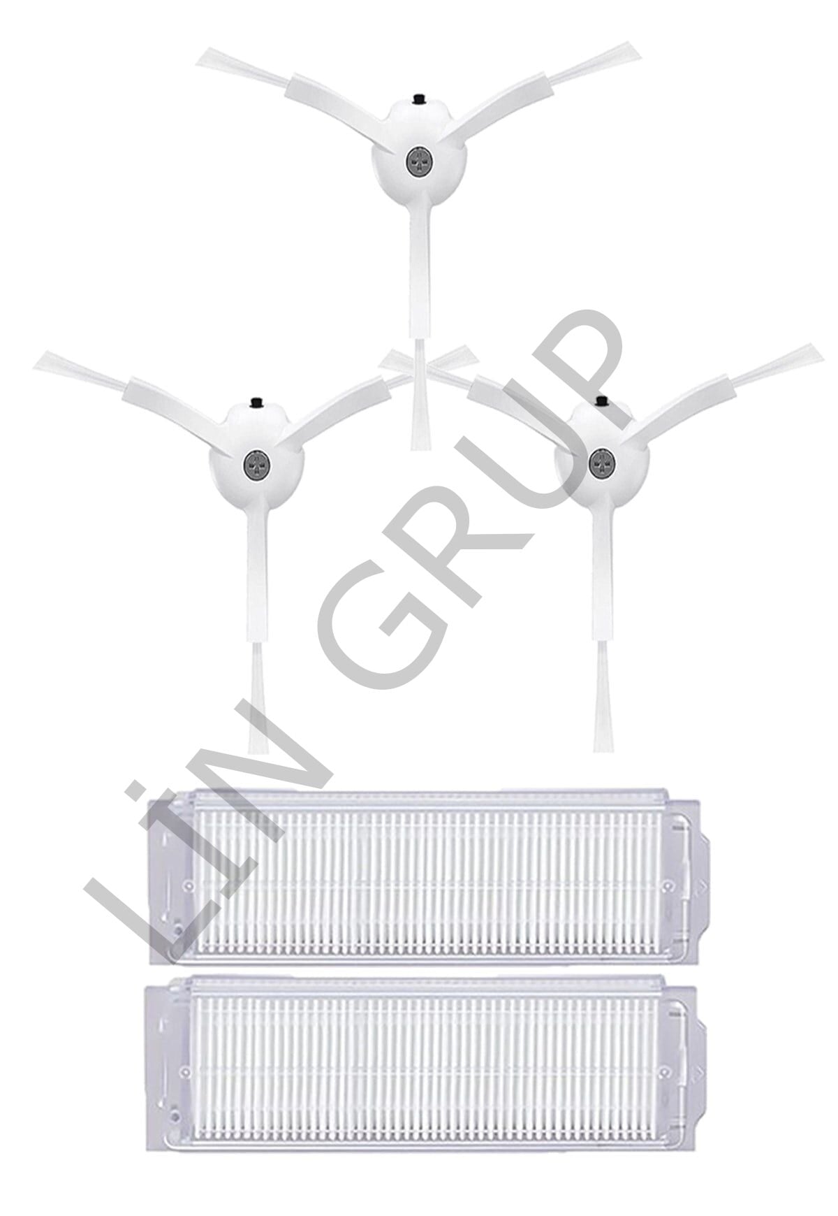 Xiaomi Vacuum Mop 2 Pro (MJST1SHW) Robot Süpürge Uyumlu 5'li Yedek Parça Seti