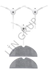 Xiaomi Vacuum Mop 2 Pro (MJST1SHW) Robot Süpürge Uyumlu 5'li Yedek Parça Seti