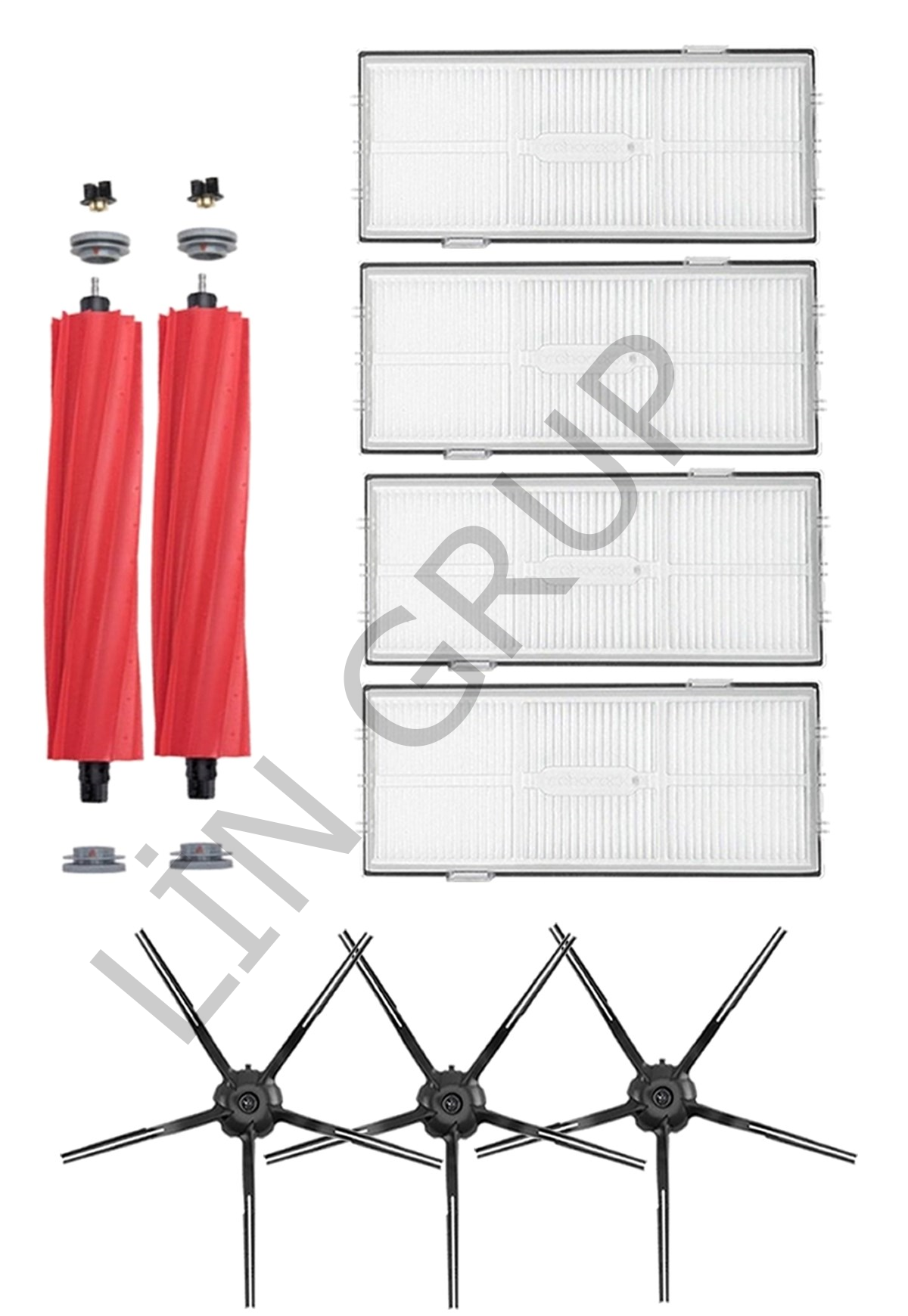 Roborock S7 Pro Ultra Robot Süpürge Uyumlu 9'lu Yedek Parça Seti