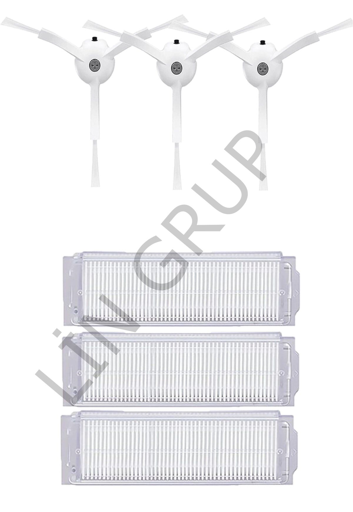 Xiaomi Vacuum Mop 2 Pro (MJST1SHW) Robot Süpürge Uyumlu 6'lı Yedek Parça Seti