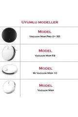 1c Vacuum Mop Uyumlu 2li Siyah Yan Fırça Ve 1li Ana Fırça