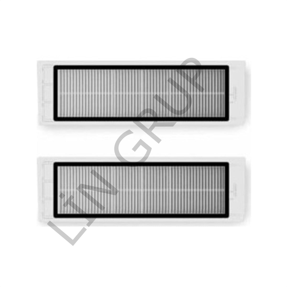 Roborock S6 Max V Robot Süpürge Uyumlu  2'li HEPA Filtre-Yedek Parça Seti