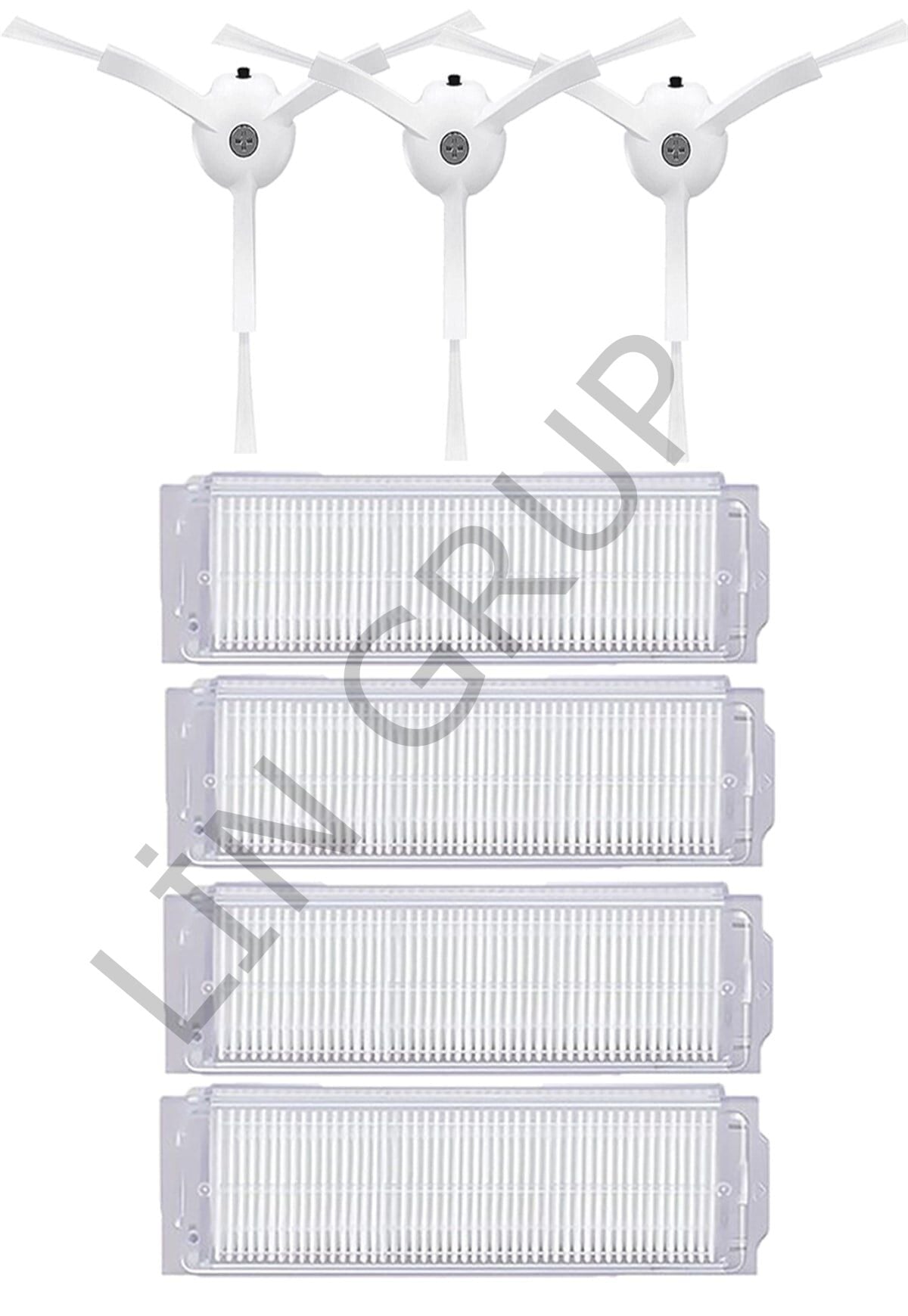 Xiaomi Vacuum Mop 2 Pro (MJST1SHW) Robot Süpürge Uyumlu 7'li Yedek Parça Seti