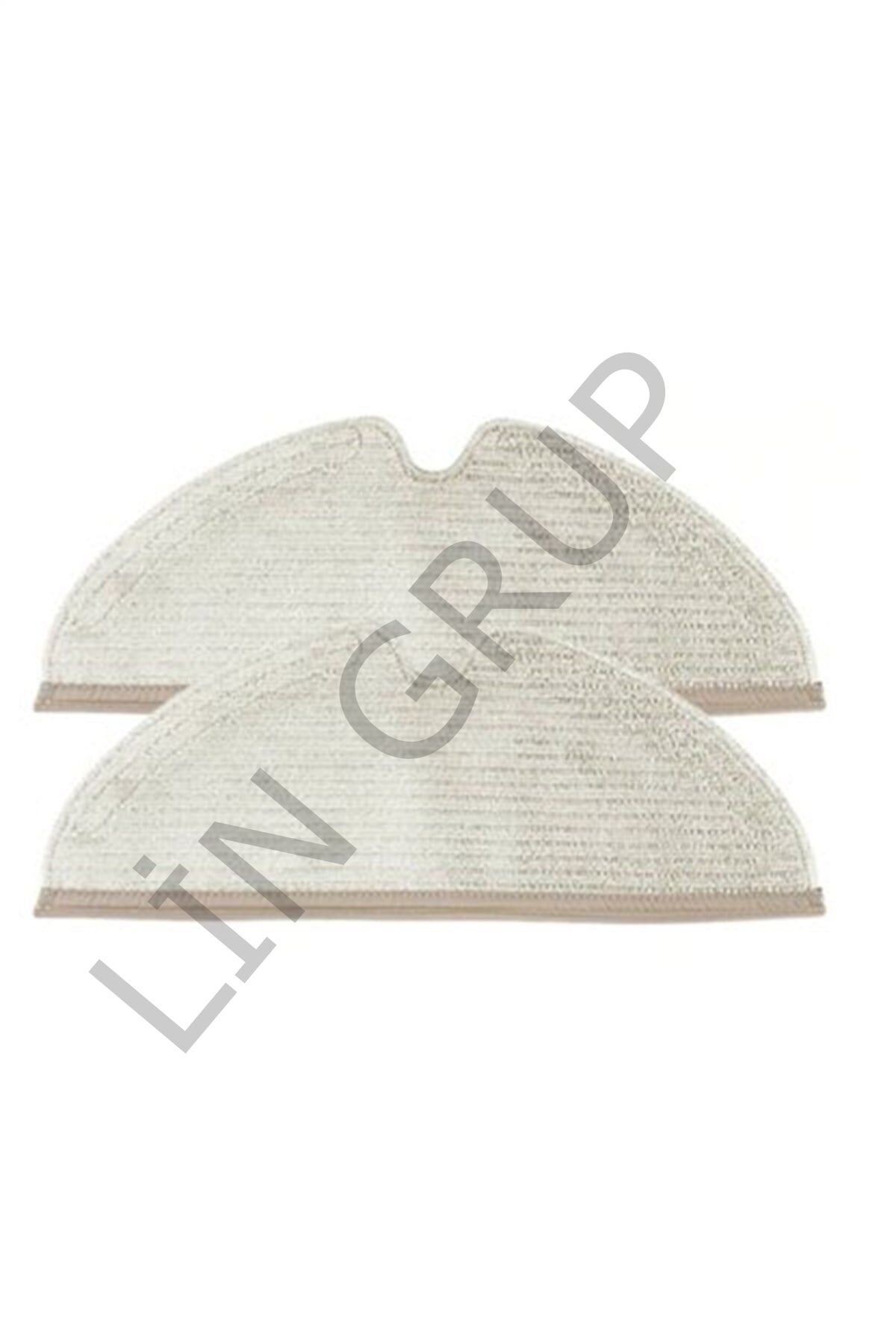 Roborock S6 Max V Robot Süpürge Uyumlu 2'li Mop Bezi-Yedek Parça Seti