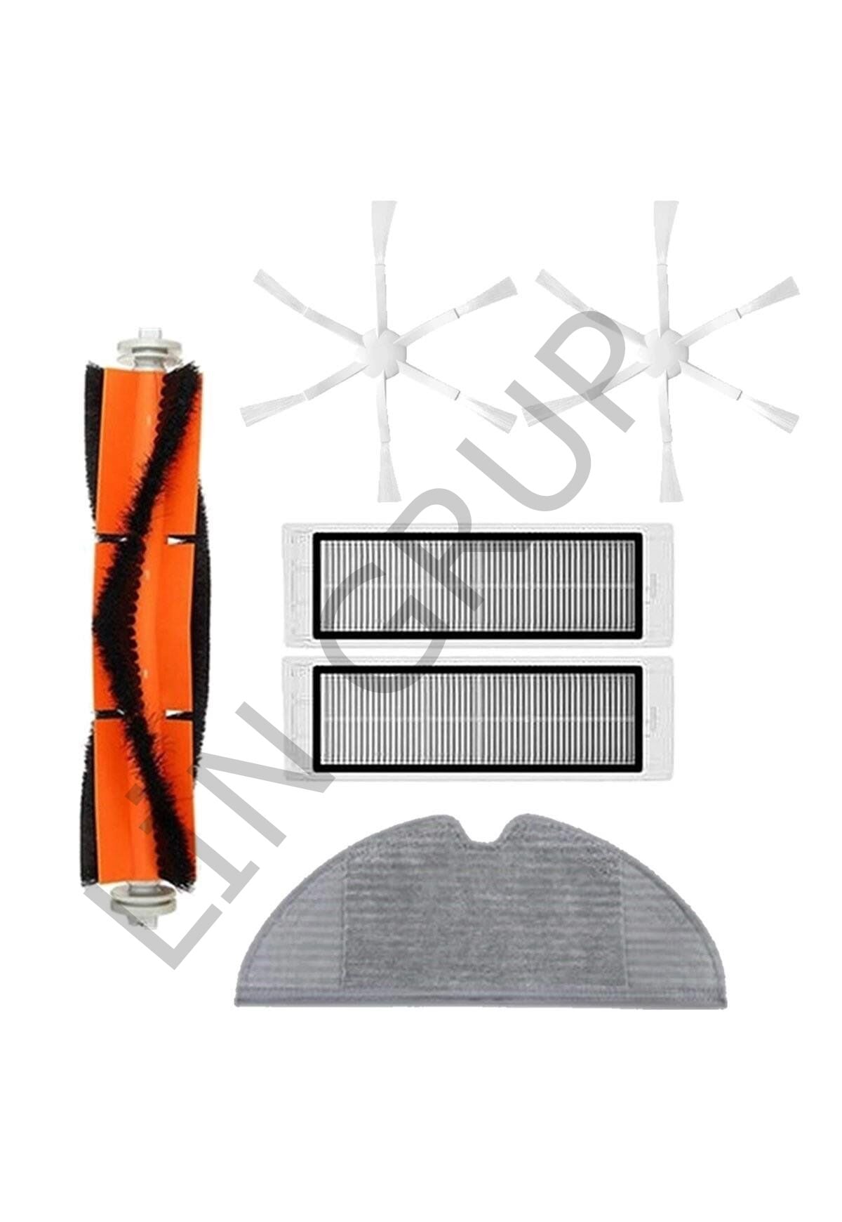 Xiaomi Vacuum Mop 2 (STYTJ03ZHM) Robot Süpürge Uyumlu 6'lı Yedek Parça Seti