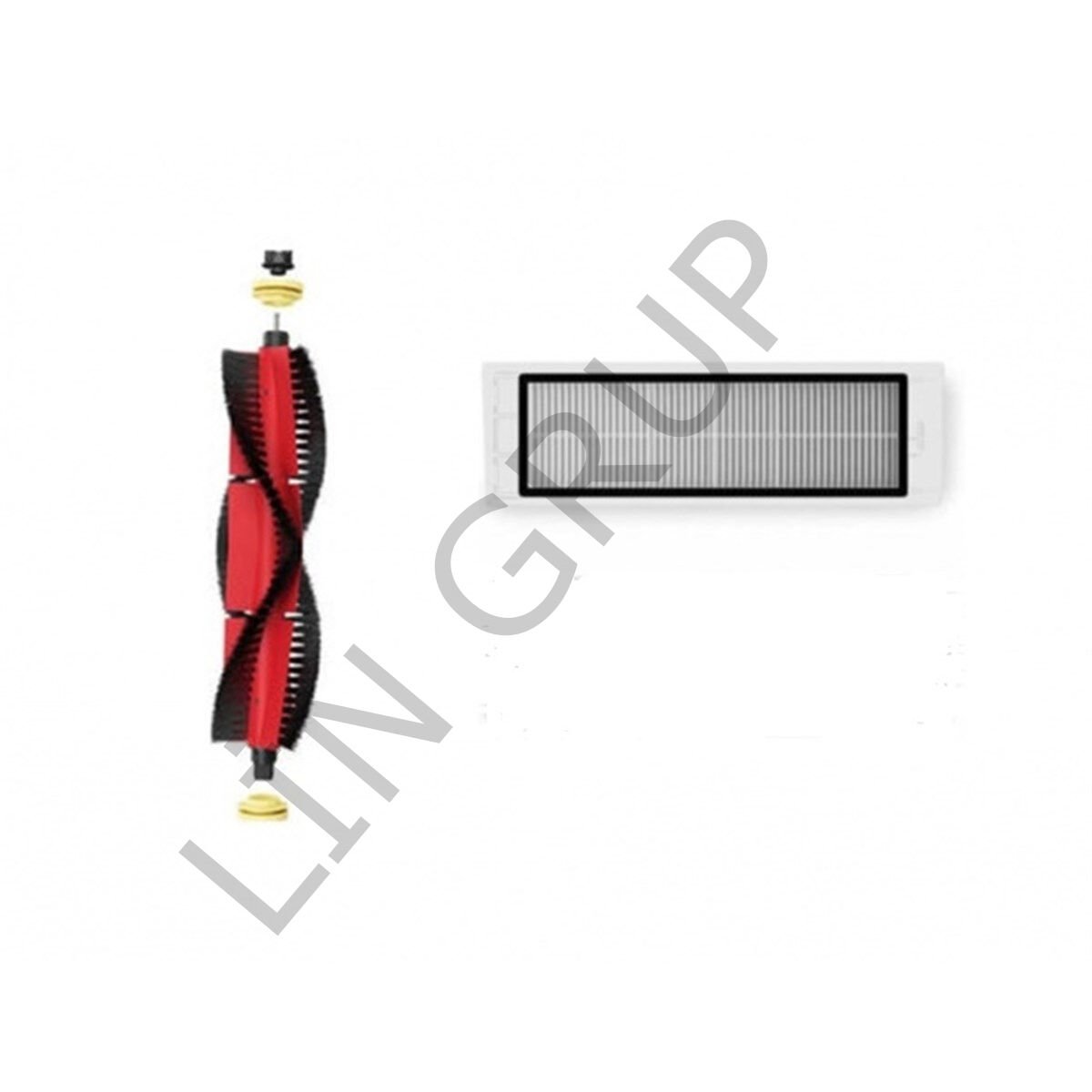 Roborock S6 Max V Robot Süpürge Uyumlu 2'li Yedek Parça Seti