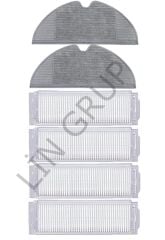 Xiaomi Vacuum Mop 2 Pro (MJST1SHW) Robot  Süpürge Uyumlu 6'lu Yedek Parça Seti