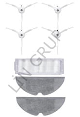 Xiaomi Vacuum Mop 2 Pro (MJST1SHW) Robot Süpürge Uyumlu 7'li Yedek Parça Seti