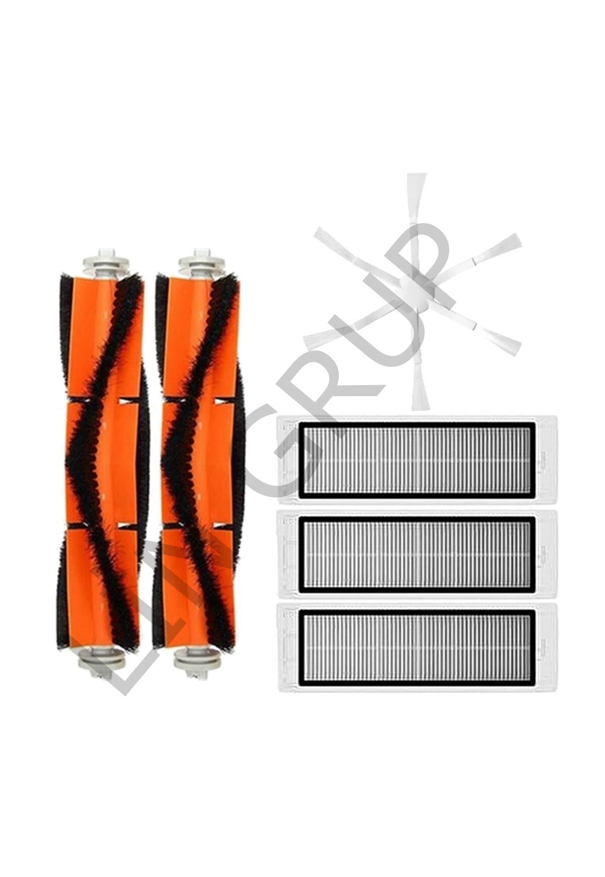 Xiaomi Vacuum Mop 2 (STYTJ03ZHM) Robot Süpürge Uyumlu 6'lı Yedek Parça Seti