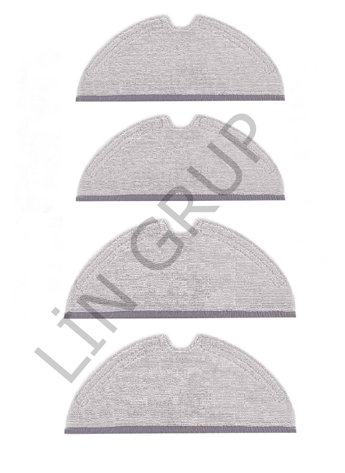 Roborock S6 MAX V Robot Süpürge Uyumlu 4'lü Mop Bezi