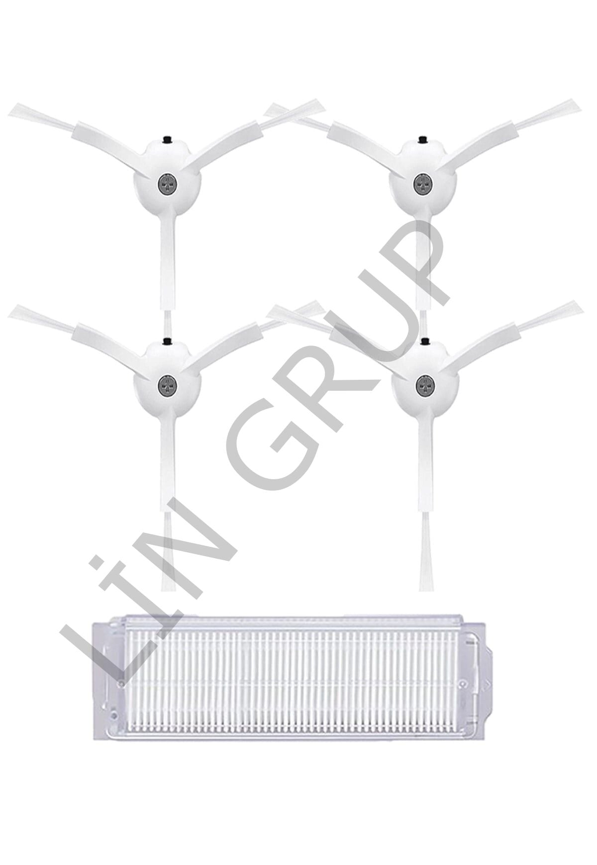 Xiaomi Vacuum Mop 2 Pro (MJST1SHW) Robot  Süpürge Uyumlu 5'li Yedek Parça Seti