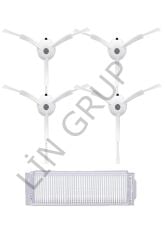 Xiaomi Vacuum Mop 2 Pro (MJST1SHW) Robot  Süpürge Uyumlu 5'li Yedek Parça Seti