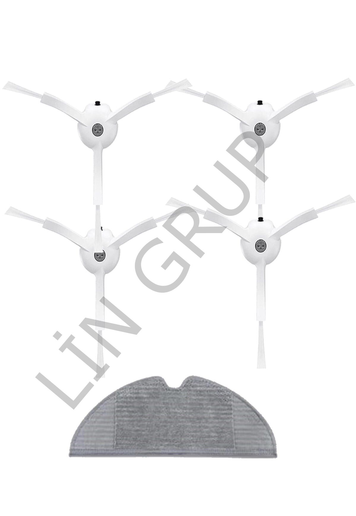 Xiaomi Vacuum Mop 2 Pro (MJST1SHW) Robot  Süpürge Uyumlu 5'li Yedek Parça Seti