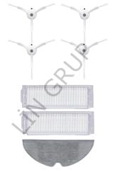 Xiaomi Vacuum Mop 2 Pro (MJST1SHW) Robot  Süpürge Uyumlu 7'li Yedek Parça Seti